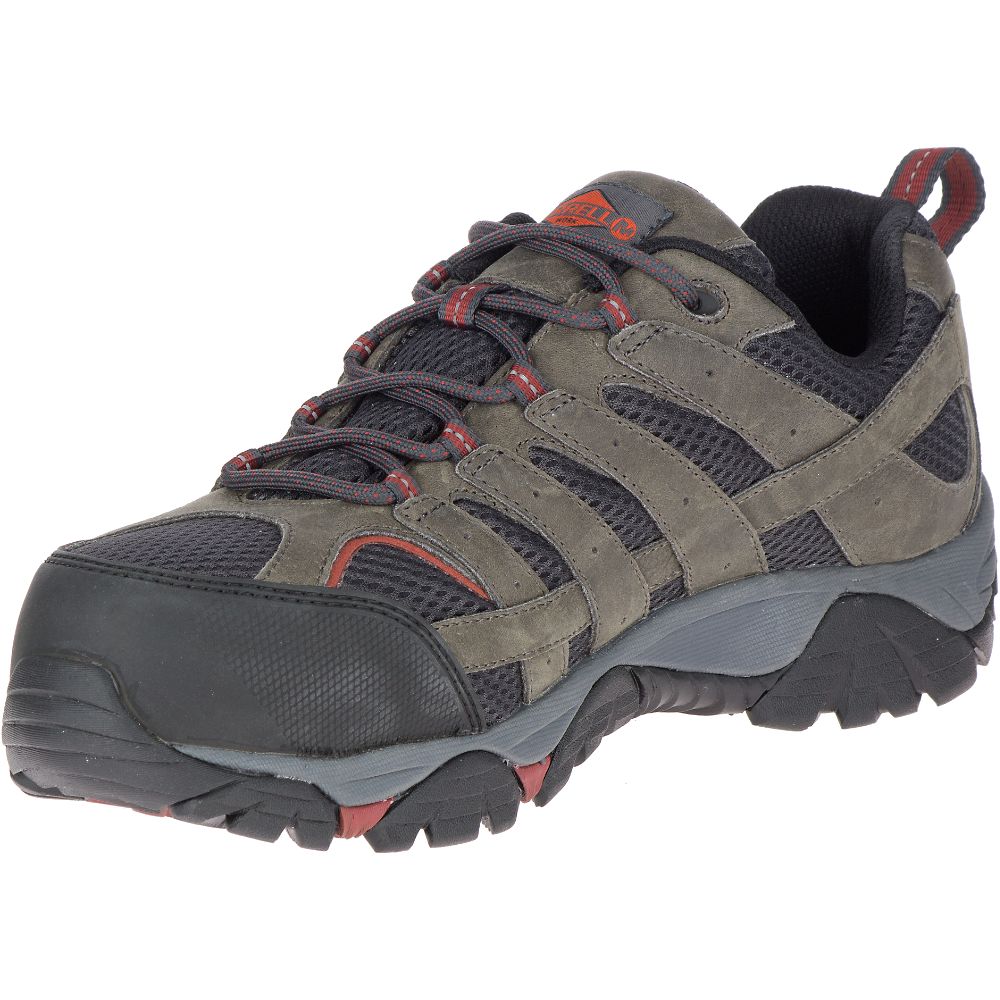 Merrell Moab Vertex Vent Comp Toe Munkacipő Férfi Kávé | ME0576-HU