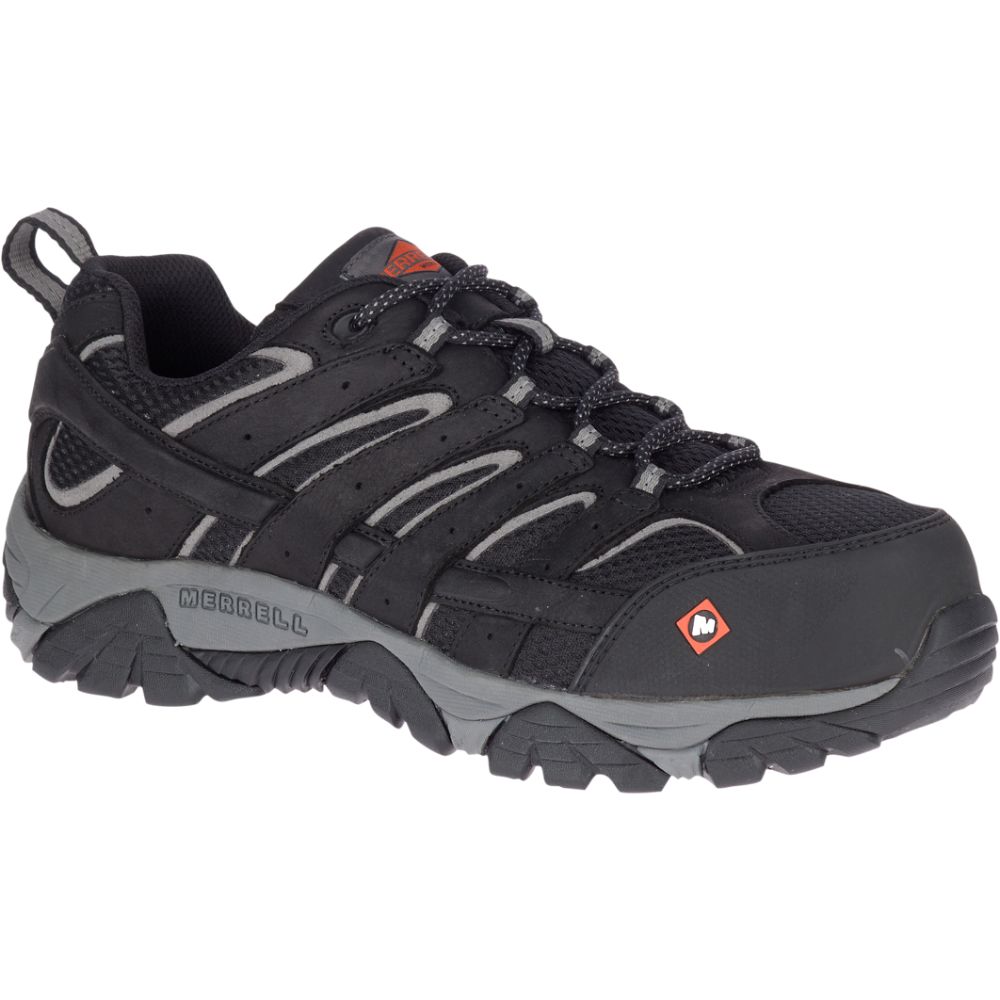 Merrell Moab Vertex Vent Comp Toe Wide Width Munkacipő Férfi Fekete | ME0577-HU