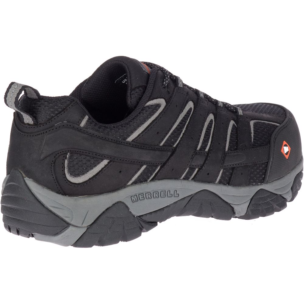 Merrell Moab Vertex Vent Comp Toe Wide Width Munkacipő Férfi Fekete | ME0577-HU