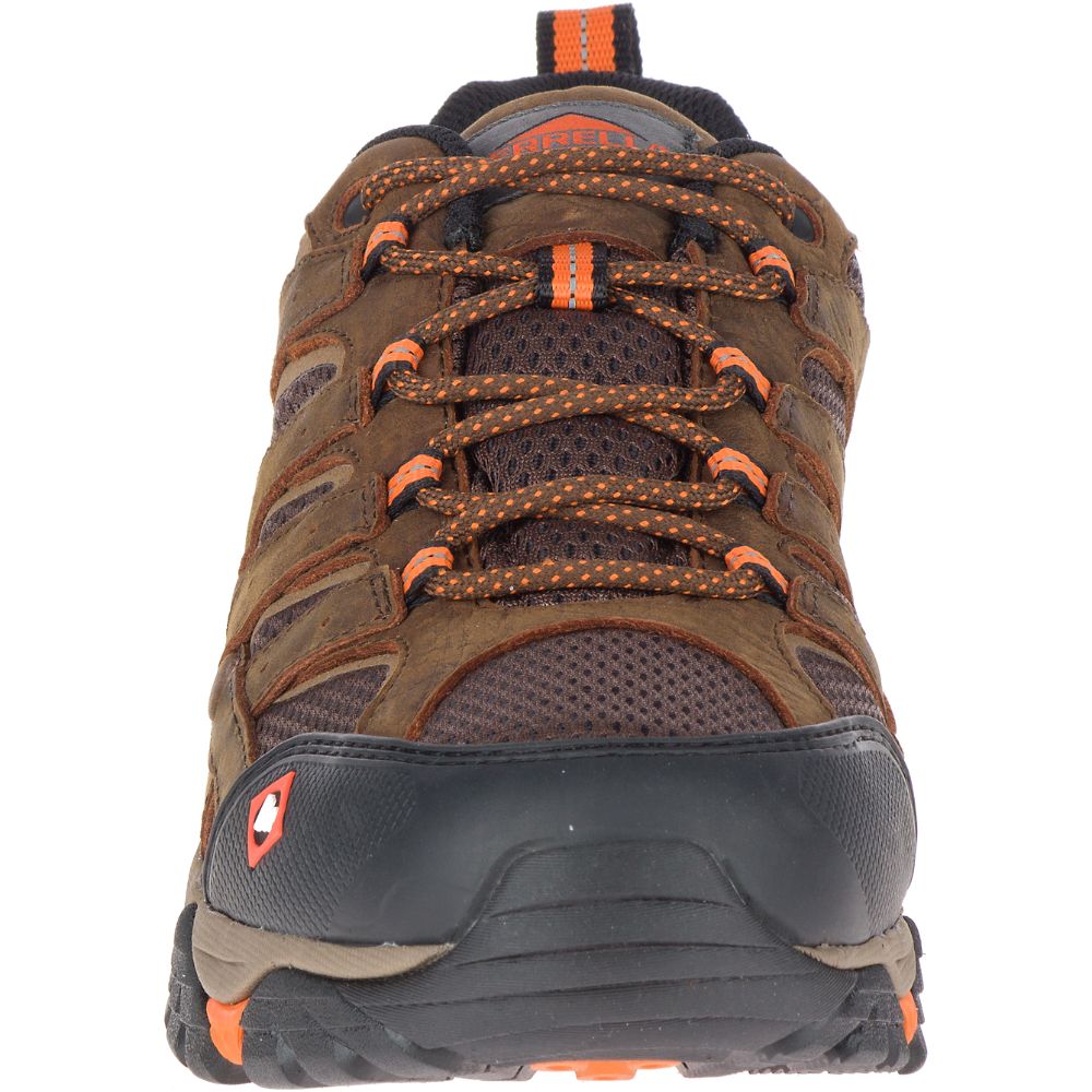 Merrell Moab Vertex Vent SR Munkacipő Férfi Kávé | ME0578-HU