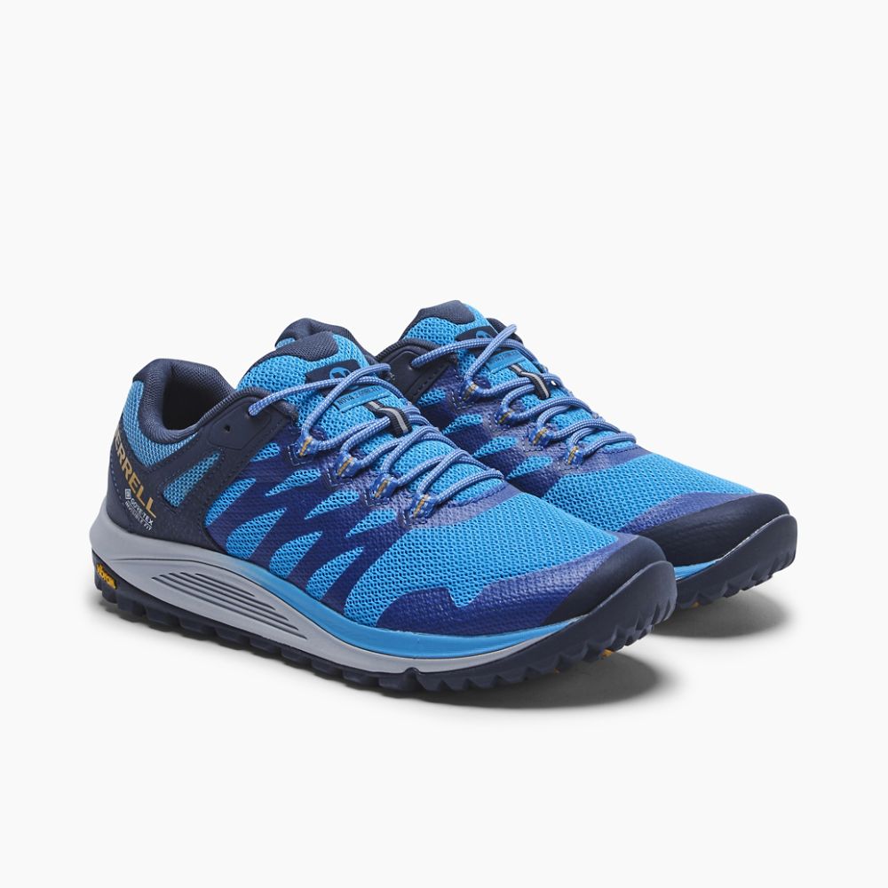 Merrell Nova 2 GORE-TEX® Cipő Férfi Kék | ME0309-HU