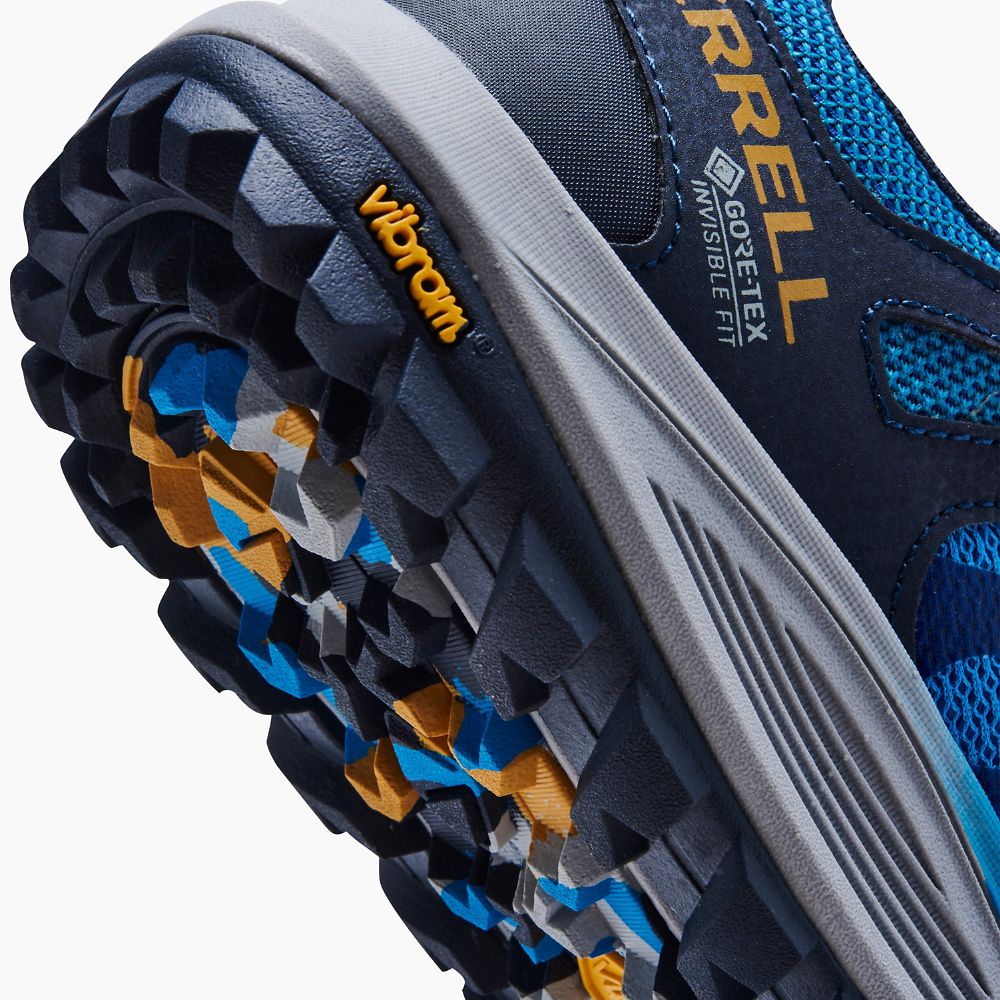 Merrell Nova 2 GORE-TEX® Cipő Férfi Kék | ME0309-HU