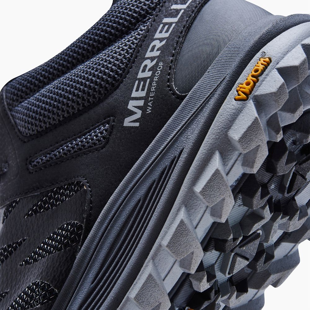 Merrell Nova 2 Mid Waterproof Vízálló Bakancs Férfi Fekete | ME0505-HU