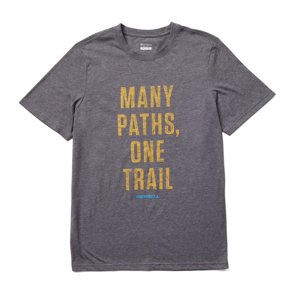 Merrell One Trail Topo T-Shirts Férfi Kávé | ME0089-HU