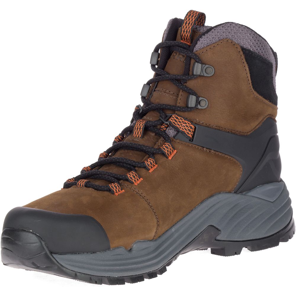 Merrell Phaserbound 2 Tall Waterproof Vízálló Bakancs Férfi Kávé | ME0507-HU