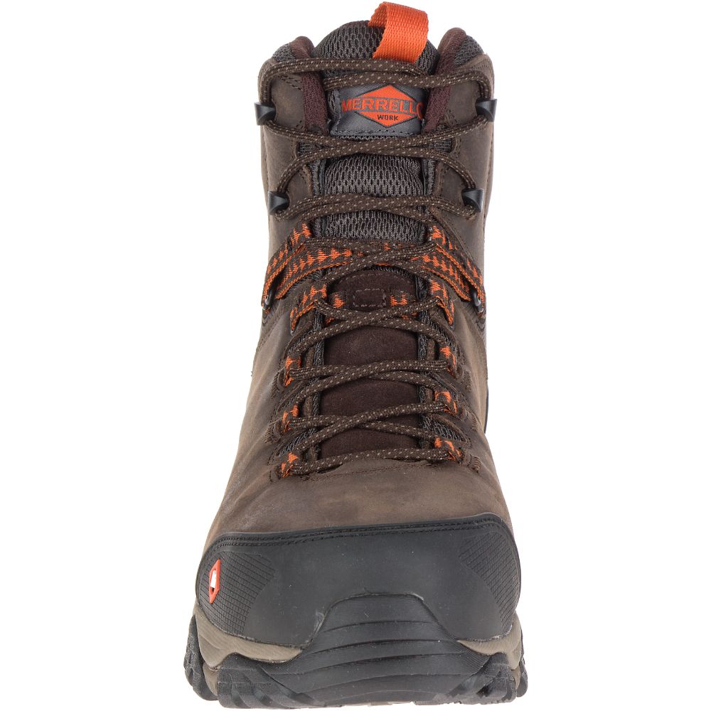 Merrell Phaserbound Mid Waterproof Vízálló Bakancs Férfi Kávé | ME0508-HU