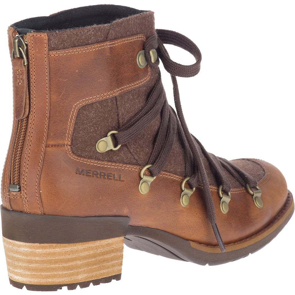 Merrell Shiloh II Csizma Női Kávé | ME0725-HU