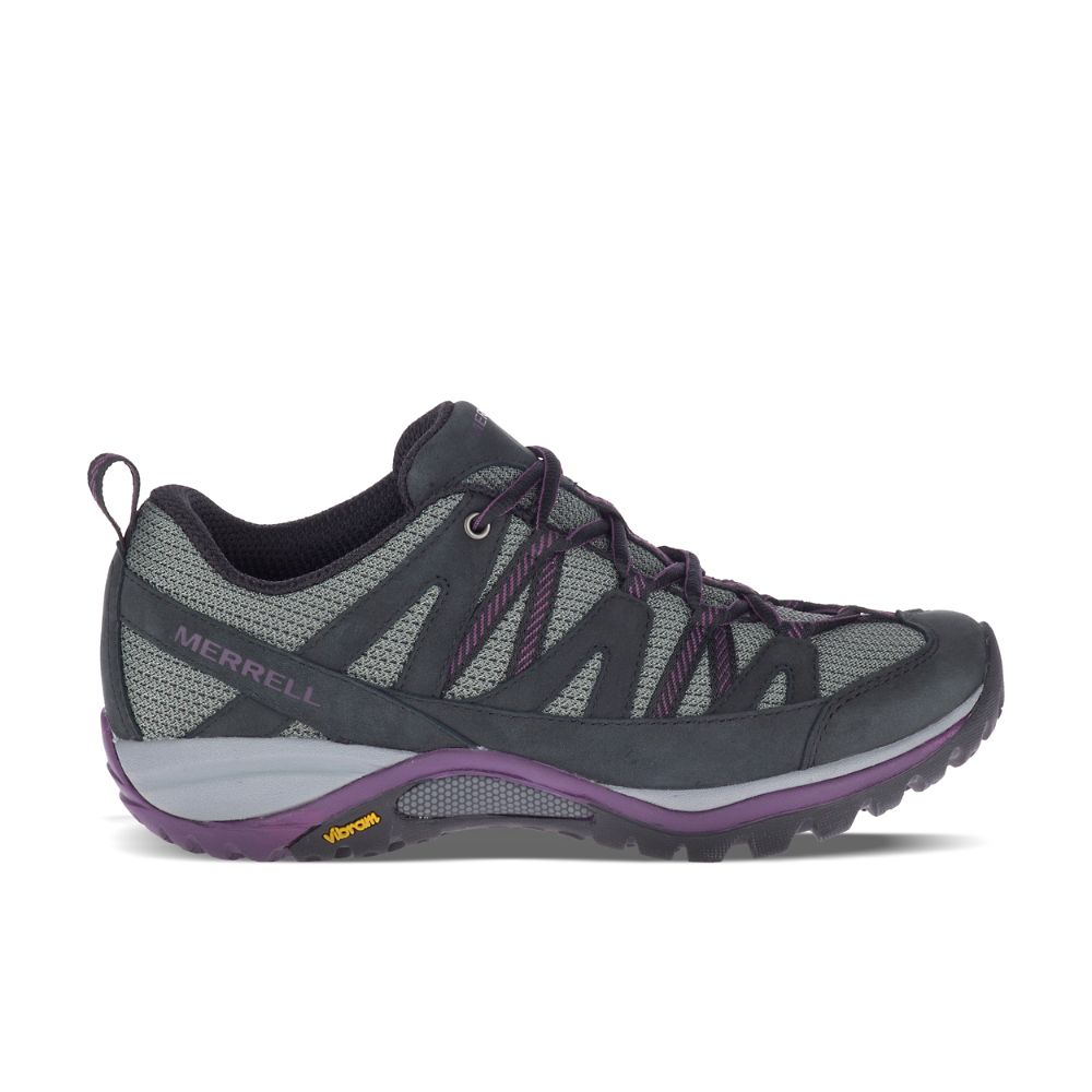 Merrell Siren Sport 3 Wide Width Cipő Női Fekete | ME0906-HU