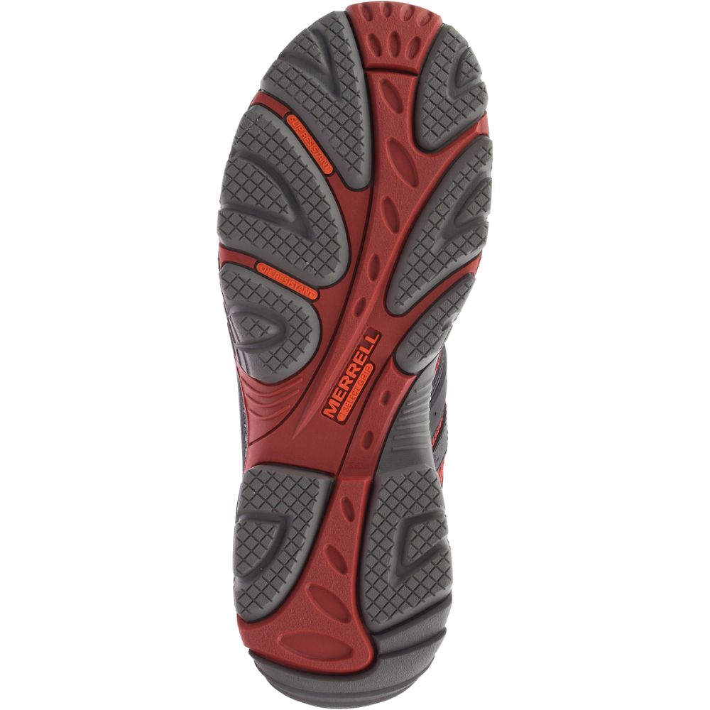 Merrell Strongfield Mid Waterproof Vízálló Bakancs Férfi Fekete | ME0519-HU