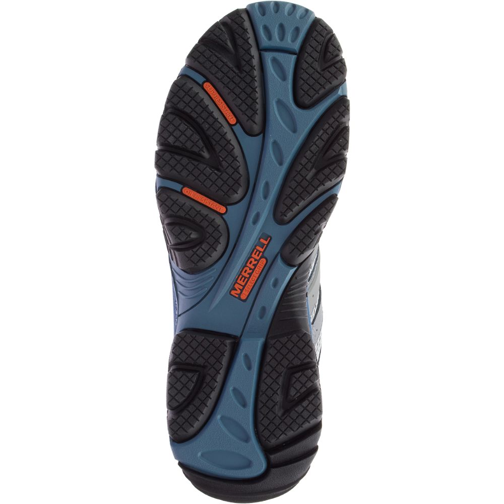 Merrell Strongfield Mid Wide Width Waterproof Vízálló Bakancs Férfi Szürke | ME0520-HU