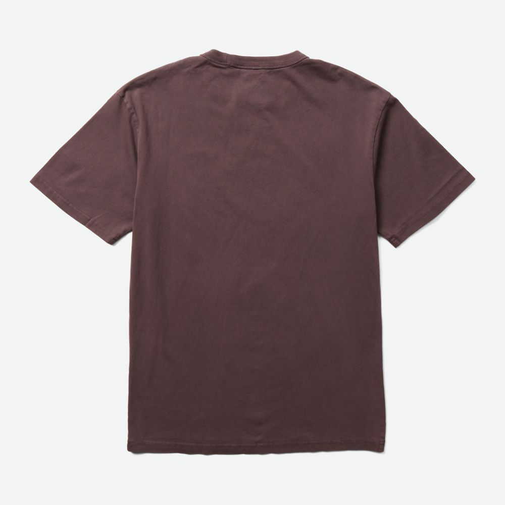 Merrell Sunbaked Arc T-Shirts Férfi Bordó | ME0100-HU