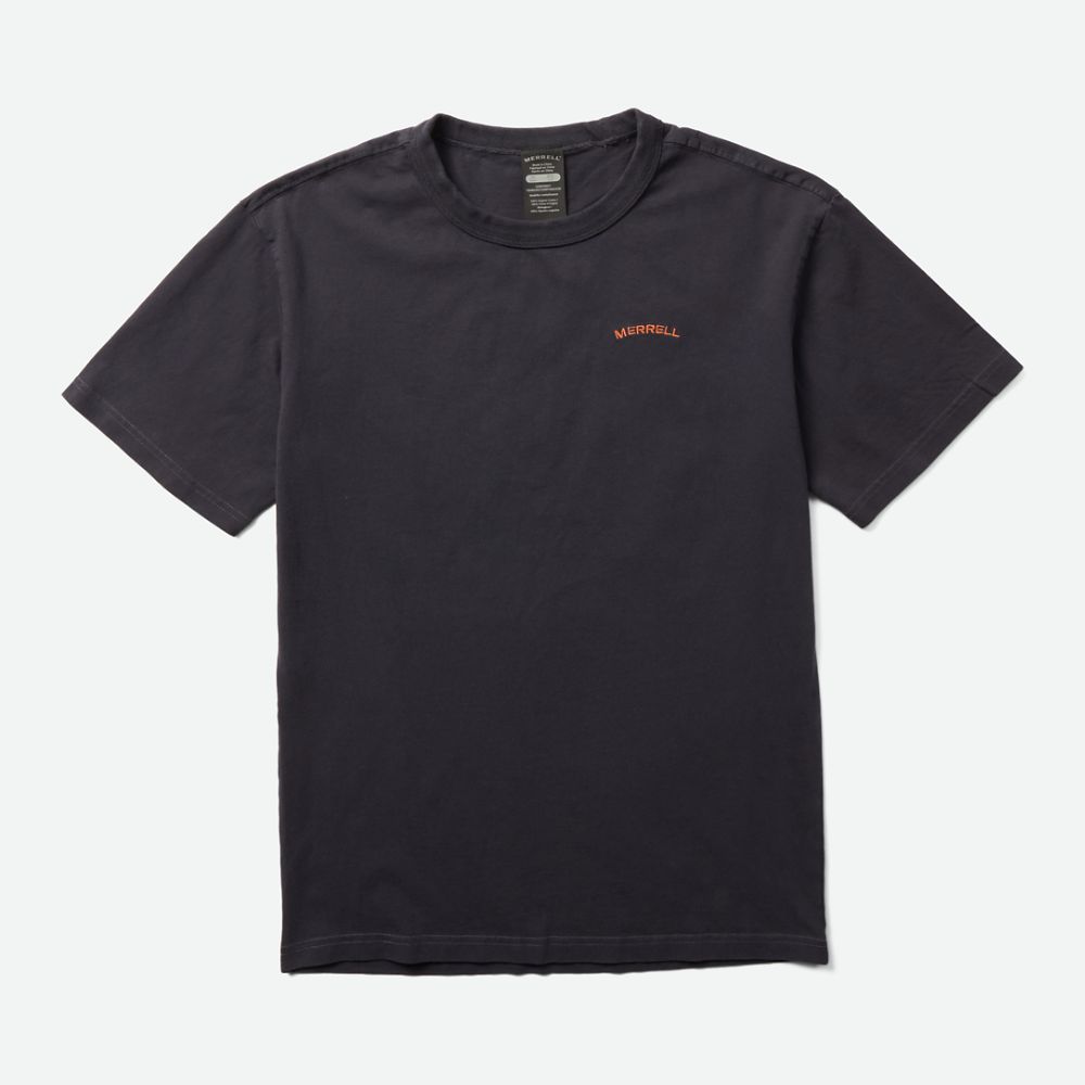 Merrell Sunbaked Arc T-Shirts Férfi Fekete | ME0098-HU