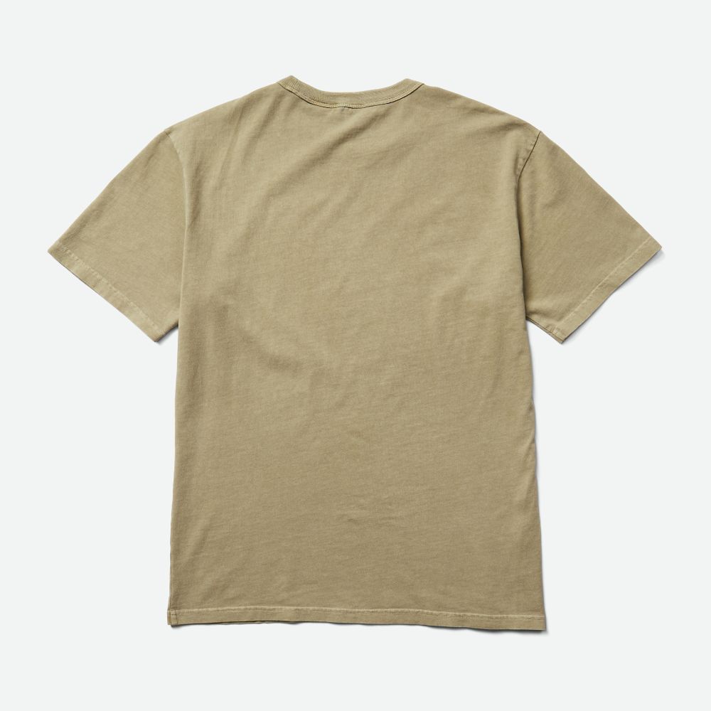 Merrell Sunbaked Arc T-Shirts Férfi Khaki | ME0101-HU