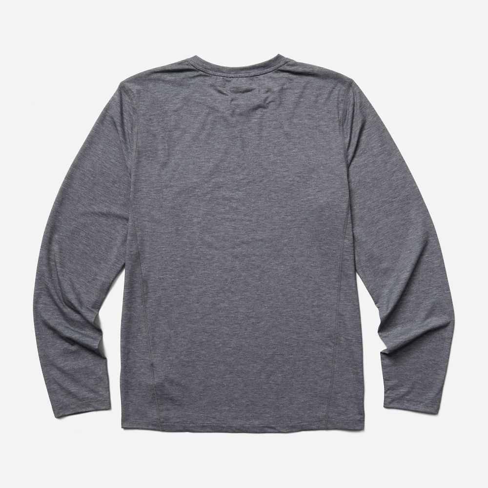 Merrell Tencel™ Long Sleeve T-Shirts Férfi Szürke | ME0112-HU