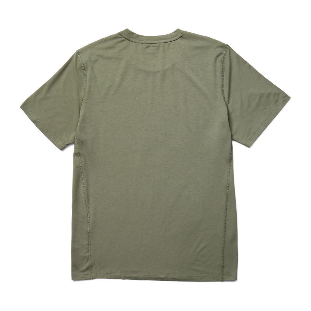 Merrell Tencel™ Short Sleeve T-Shirts Férfi Olivazöld | ME0104-HU