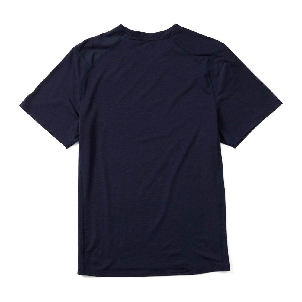 Merrell Tencel™ Short Sleeve T-Shirts Férfi Sötétkék | ME0106-HU