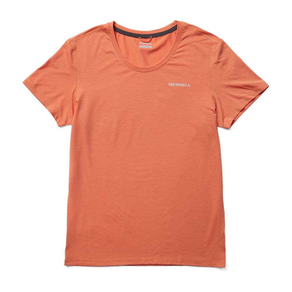 Merrell Tencel™ T-Shirts Női Narancssárga | ME0692-HU