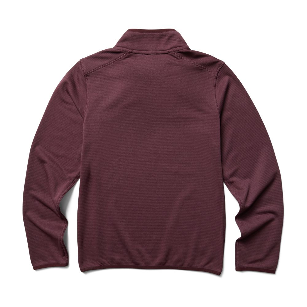 Merrell Terrain Geotex 1/4 Zip Kapucnis Pulóver Női Bordó | ME0624-HU