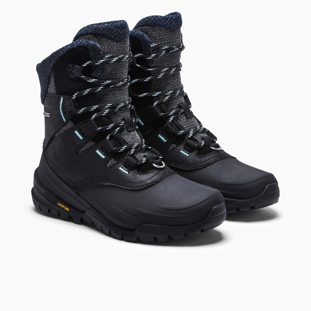 Merrell Thermo Aurora 2 Mid Shell Waterproof Vízálló Bakancs Női Fekete | ME1083-HU