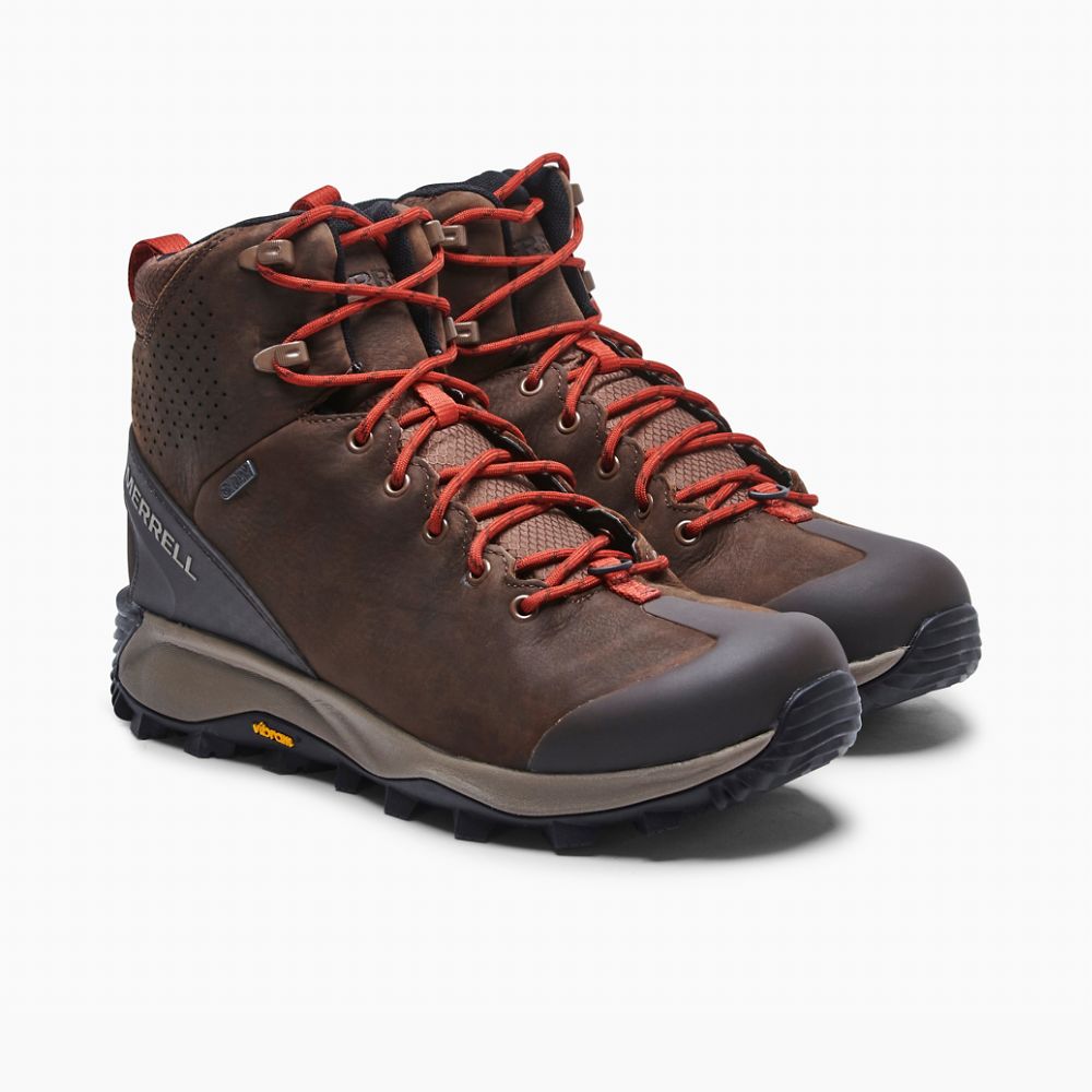 Merrell Thermo Glacier Mid Waterproof Vízálló Bakancs Férfi Barna | ME0526-HU