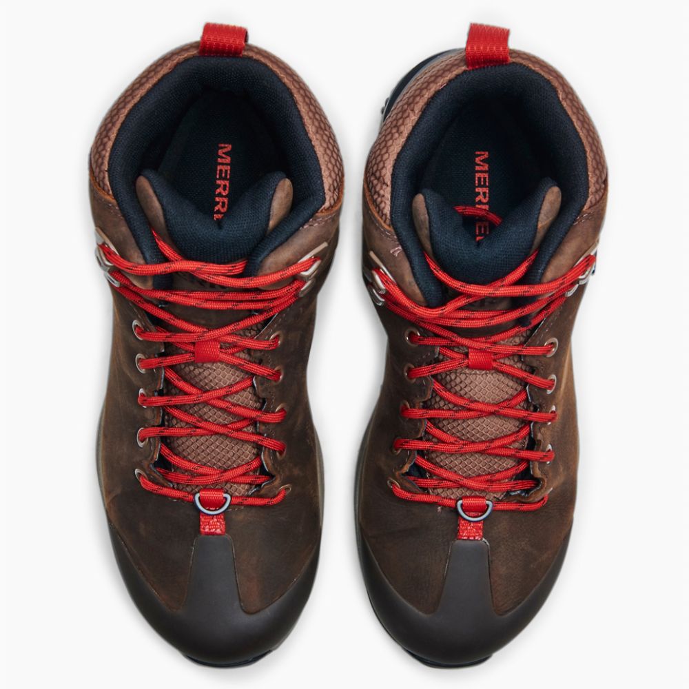 Merrell Thermo Glacier Mid Waterproof Vízálló Bakancs Férfi Barna | ME0526-HU