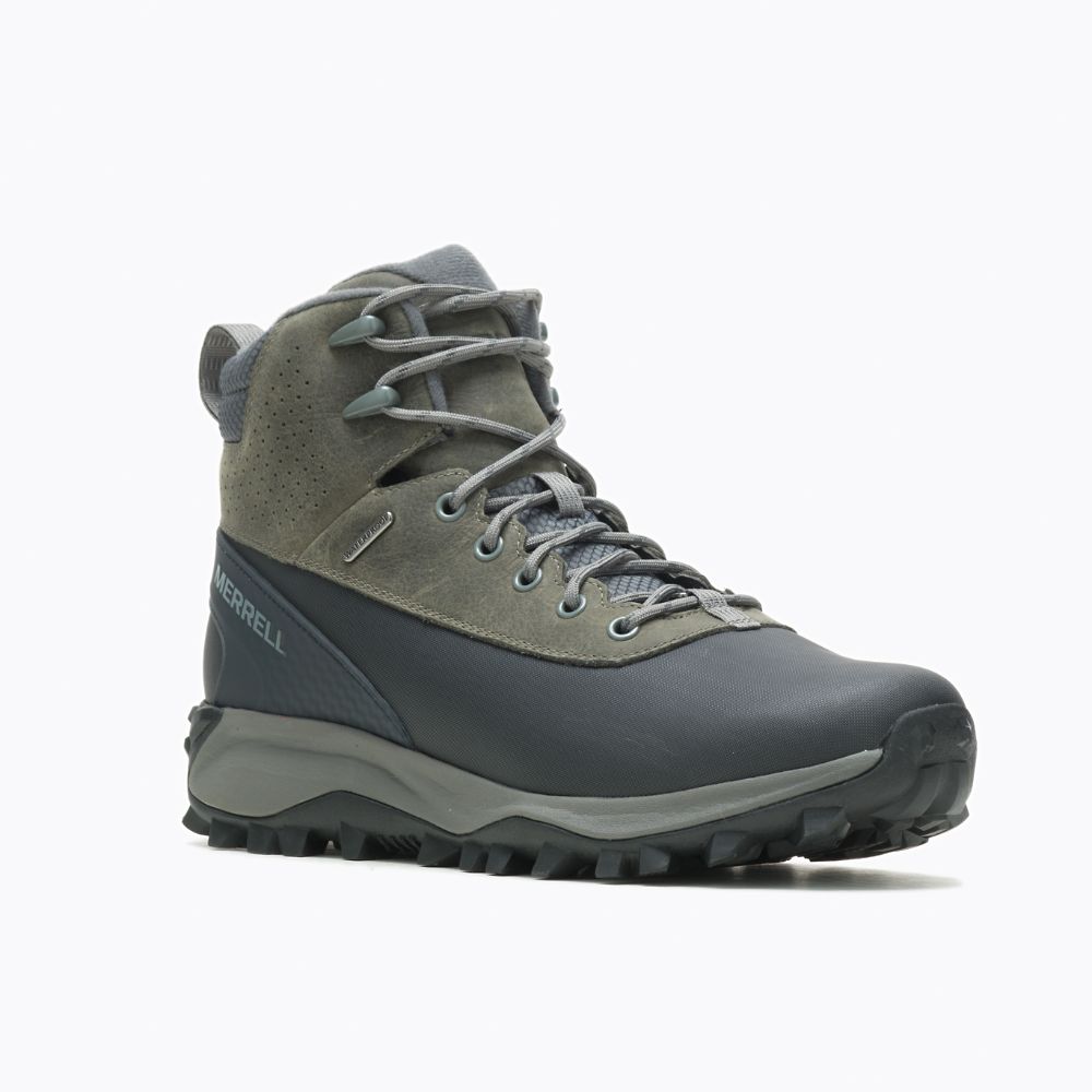 Merrell Thermo Kiruna Mid Shell Waterproof Vízálló Bakancs Férfi Szürke | ME0527-HU