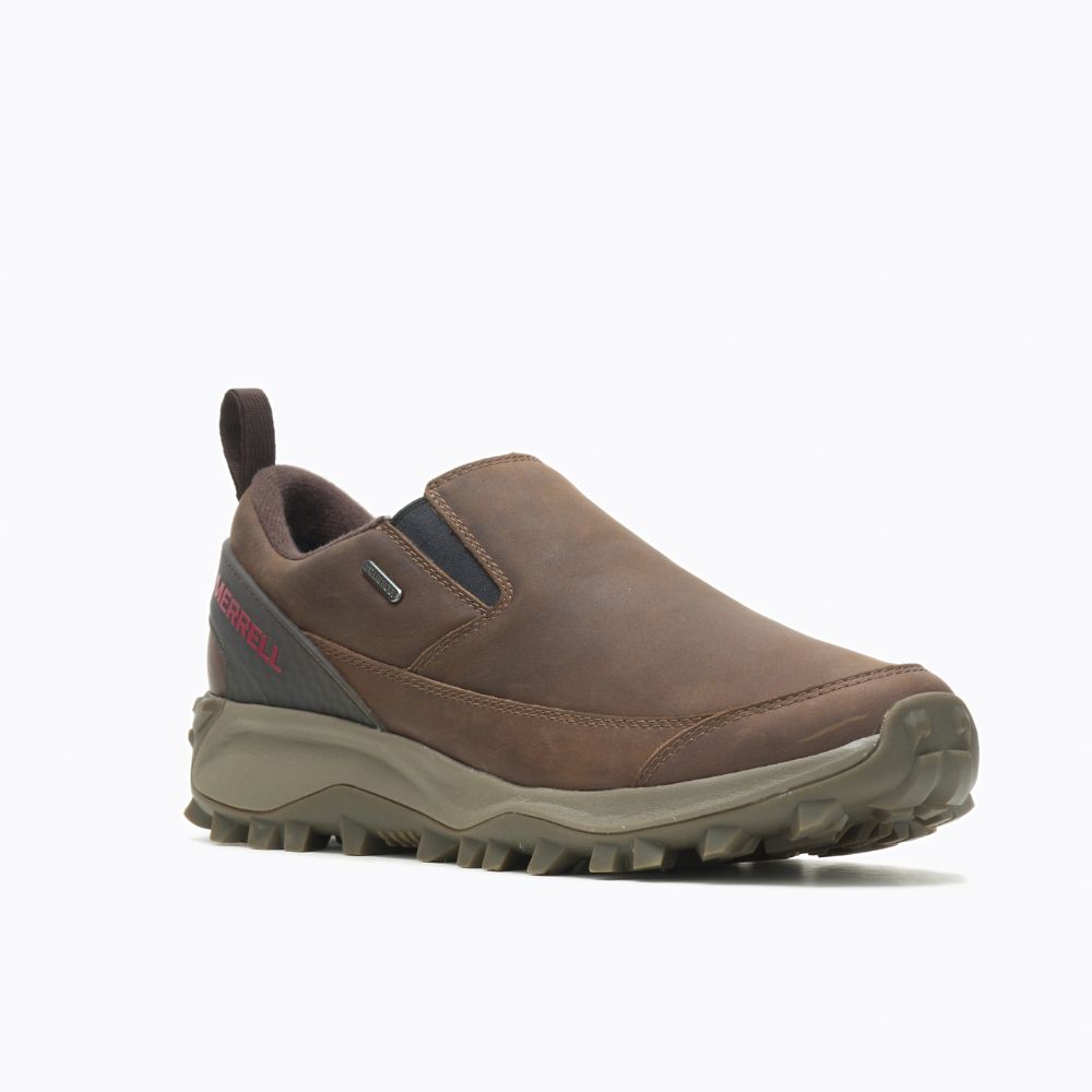 Merrell Thermo Kiruna Moc Waterproof Vízálló Cipő Férfi Kávé | ME0560-HU