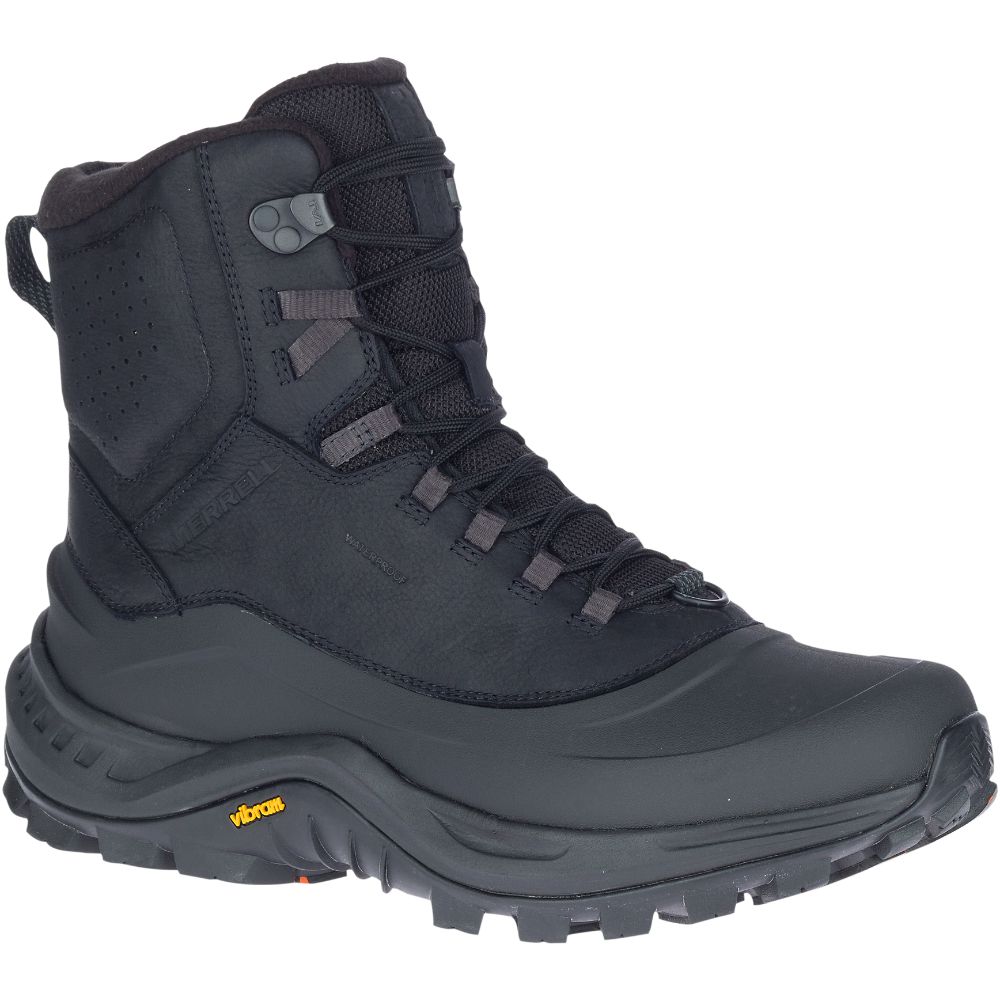 Merrell Thermo Overlook 2 Mid Waterproof Vízálló Bakancs Férfi Fekete | ME0529-HU