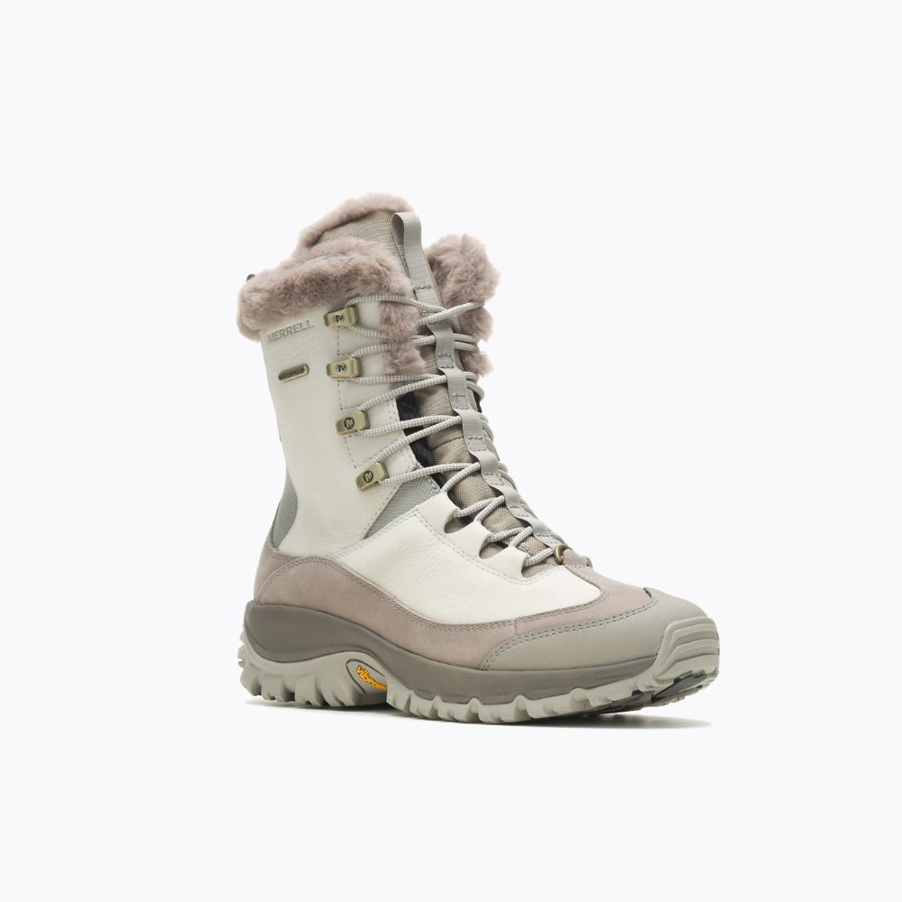 Merrell Thermo Rhea Mid Waterproof Vízálló Bakancs Női Bézs | ME1088-HU