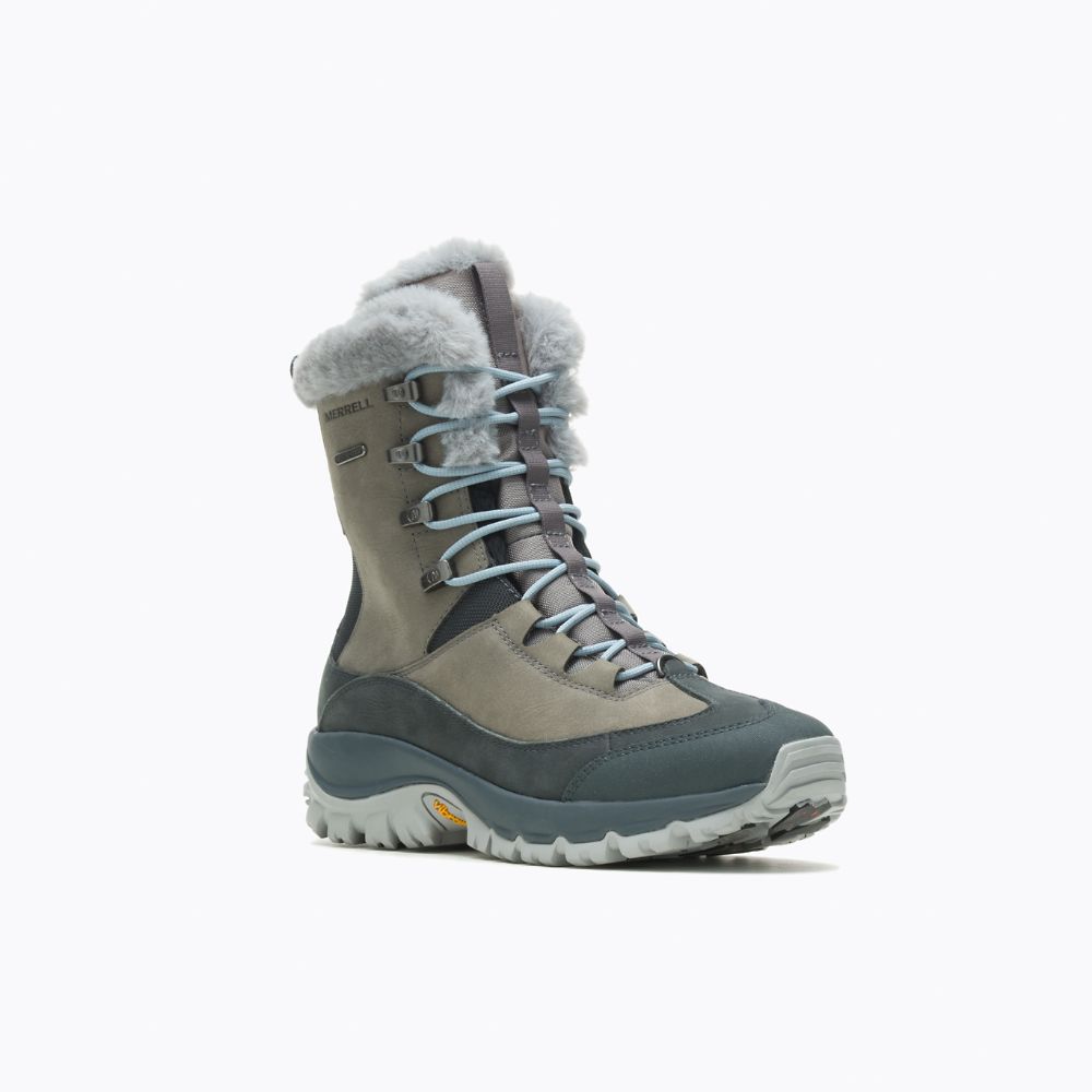 Merrell Thermo Rhea Mid Waterproof Vízálló Bakancs Női Szürke | ME1089-HU