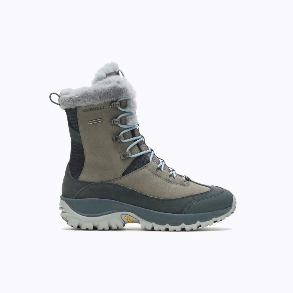 Merrell Thermo Rhea Mid Waterproof Vízálló Bakancs Női Szürke | ME1089-HU