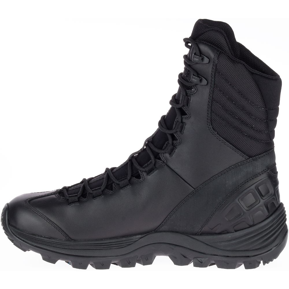 Merrell Thermo Rogue Tactical Waterproof Vízálló Bakancs Férfi Fekete | ME0530-HU