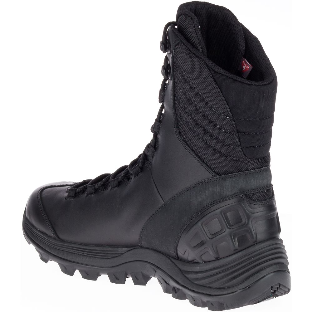 Merrell Thermo Rogue Tactical Waterproof Vízálló Bakancs Férfi Fekete | ME0530-HU