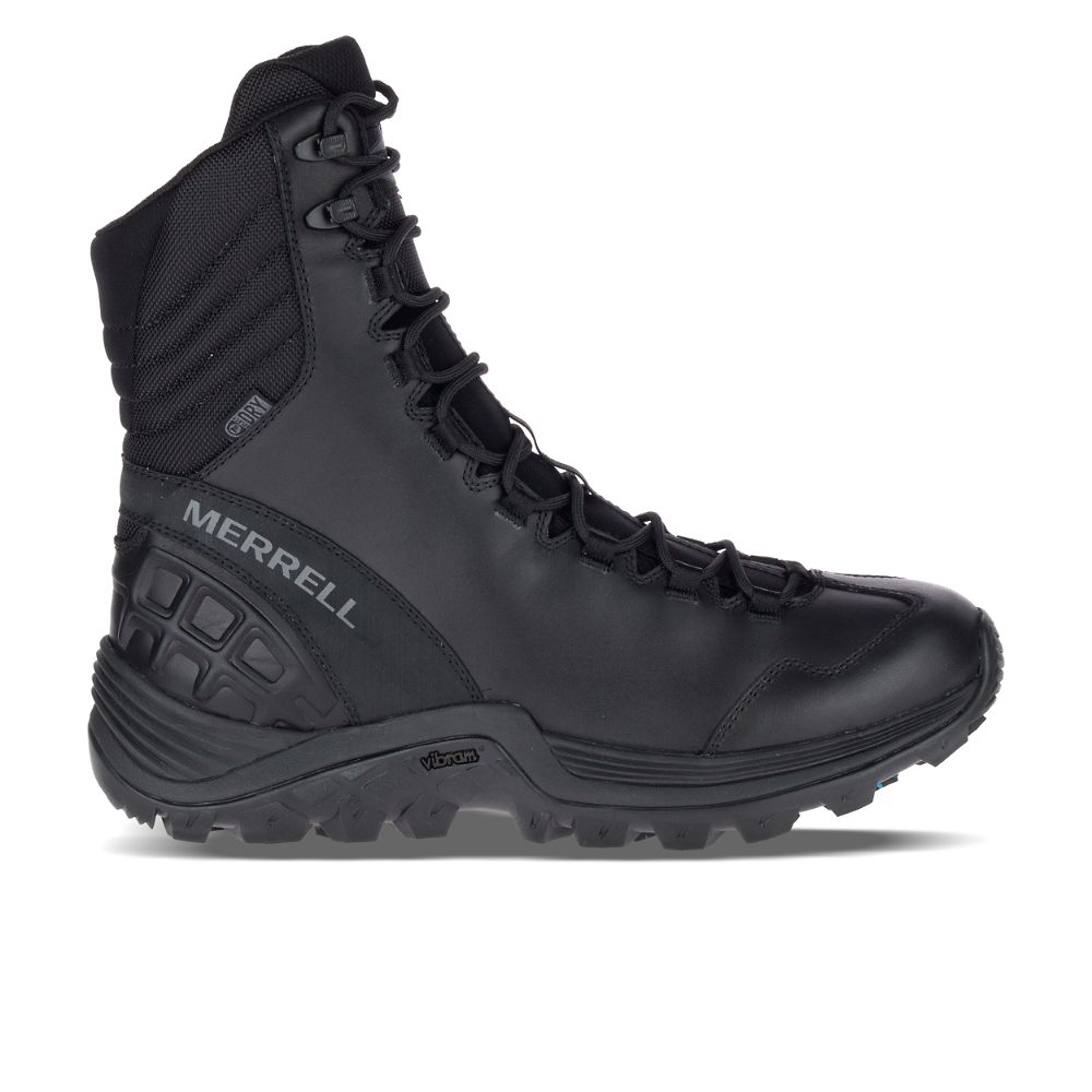 Merrell Thermo Rogue Tactical Waterproof Vízálló Bakancs Férfi Fekete | ME0530-HU