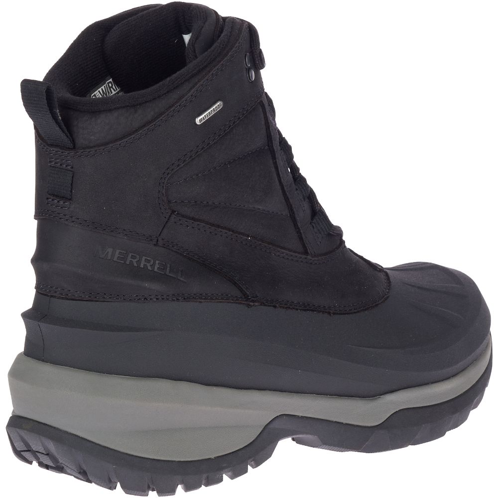 Merrell Thermo Slush Mid Shell Waterproof Vízálló Bakancs Férfi Fekete | ME0531-HU