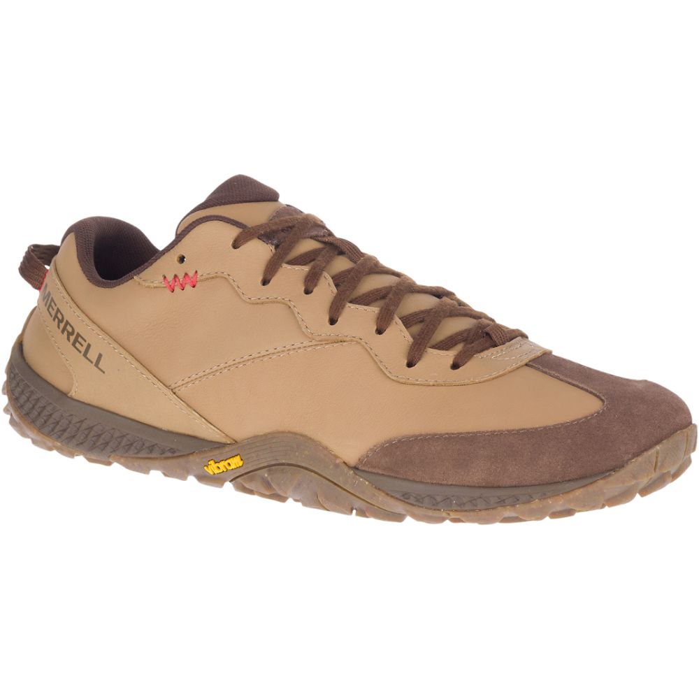 Merrell Trail Glove 6 Leather Cipő Férfi Barna | ME0328-HU