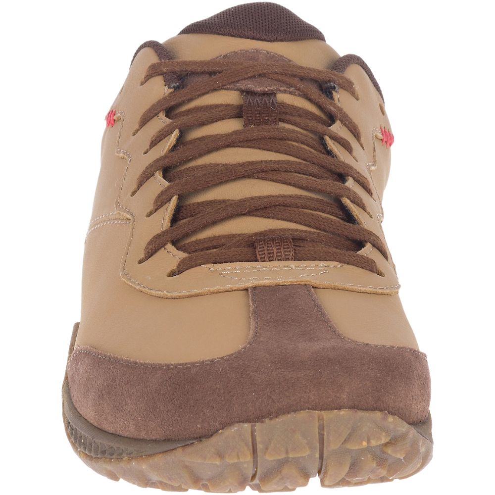 Merrell Trail Glove 6 Leather Cipő Férfi Barna | ME0328-HU