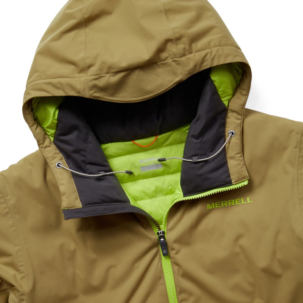 Merrell Whisper Rain Insulated Kabát Férfi Sötétkék | ME0062-HU