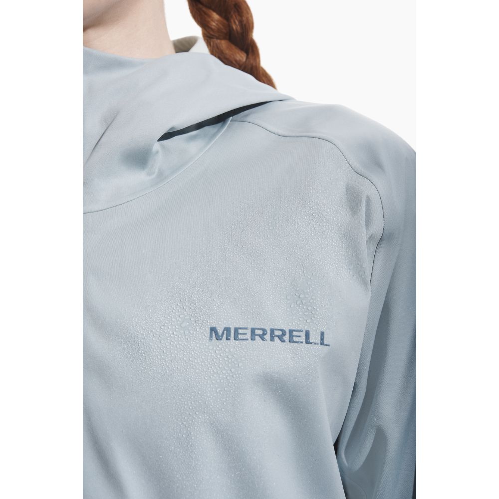 Merrell Whisper Rain Kabát Női Türkiz | ME0641-HU