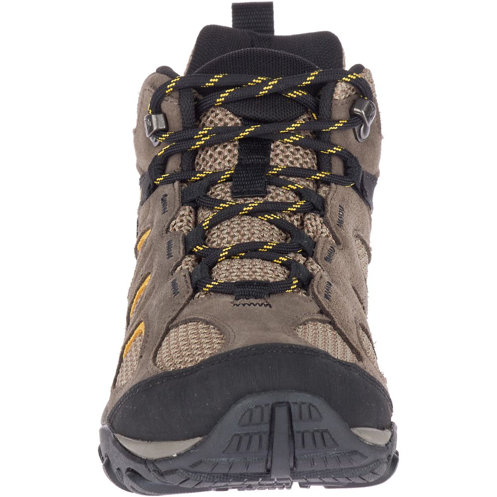 Merrell Yokota 2 Mid Wide Width Waterproof Vízálló Bakancs Férfi Barna | ME0534-HU