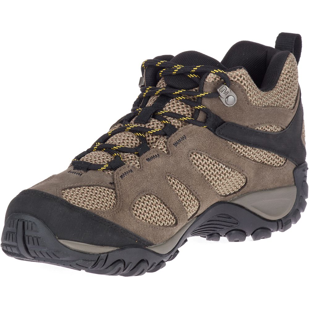 Merrell Yokota 2 Mid Wide Width Waterproof Vízálló Bakancs Férfi Barna | ME0534-HU