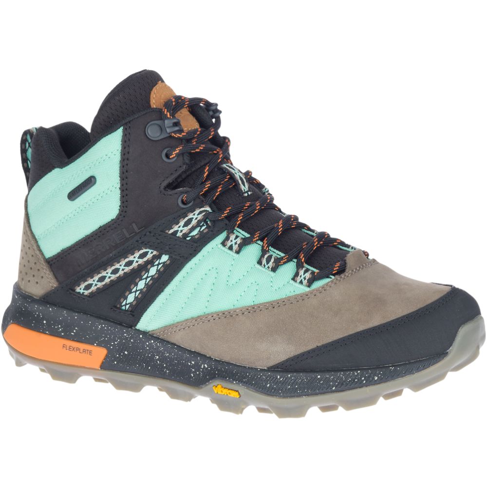 Merrell Zion Mid Hikers Csizma Női Menta | ME0726-HU