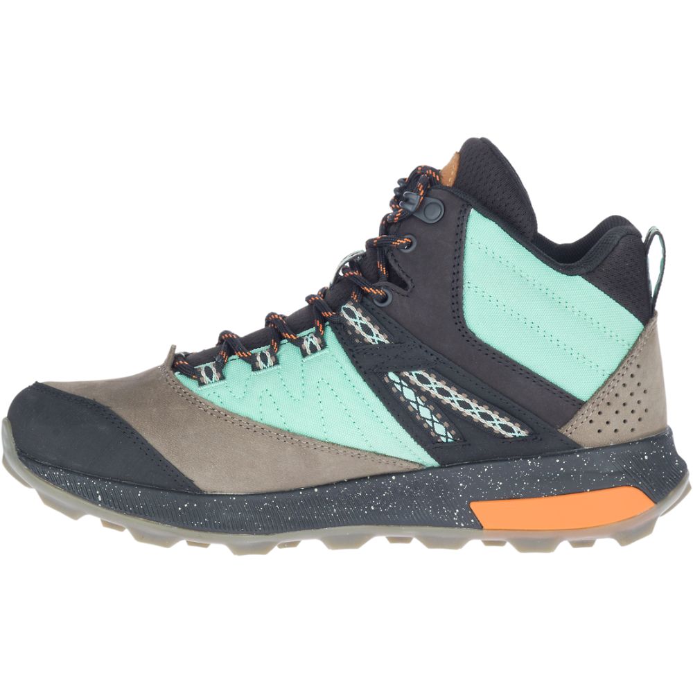 Merrell Zion Mid Hikers Csizma Női Menta | ME0726-HU