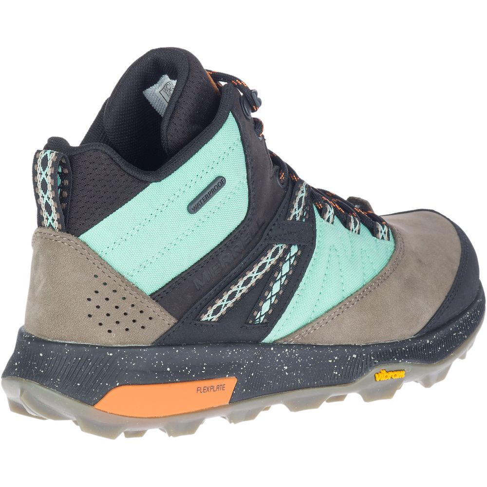 Merrell Zion Mid Hikers Csizma Női Menta | ME0726-HU