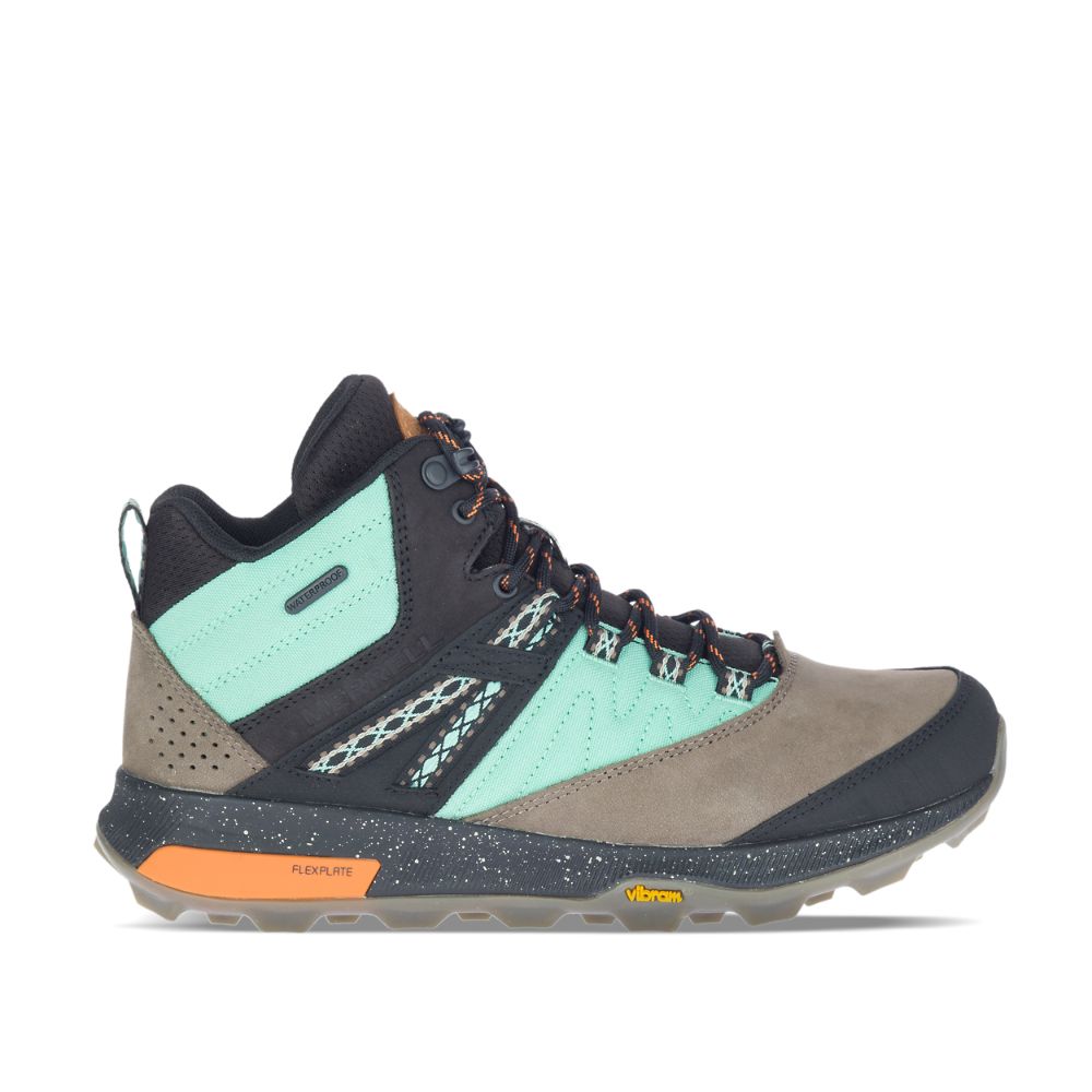 Merrell Zion Mid Hikers Csizma Női Menta | ME0726-HU